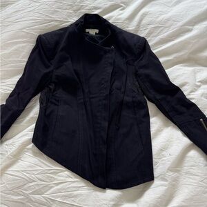 Helmut Lang Black Asymmetrical Blazer